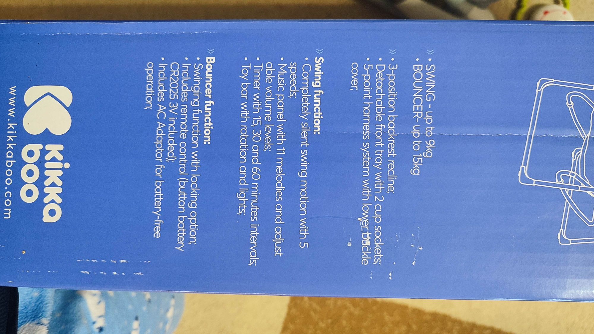 Шезлонг качалка для новорожденных