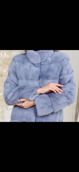 Шуба норковая , короткая , 44-48 рр