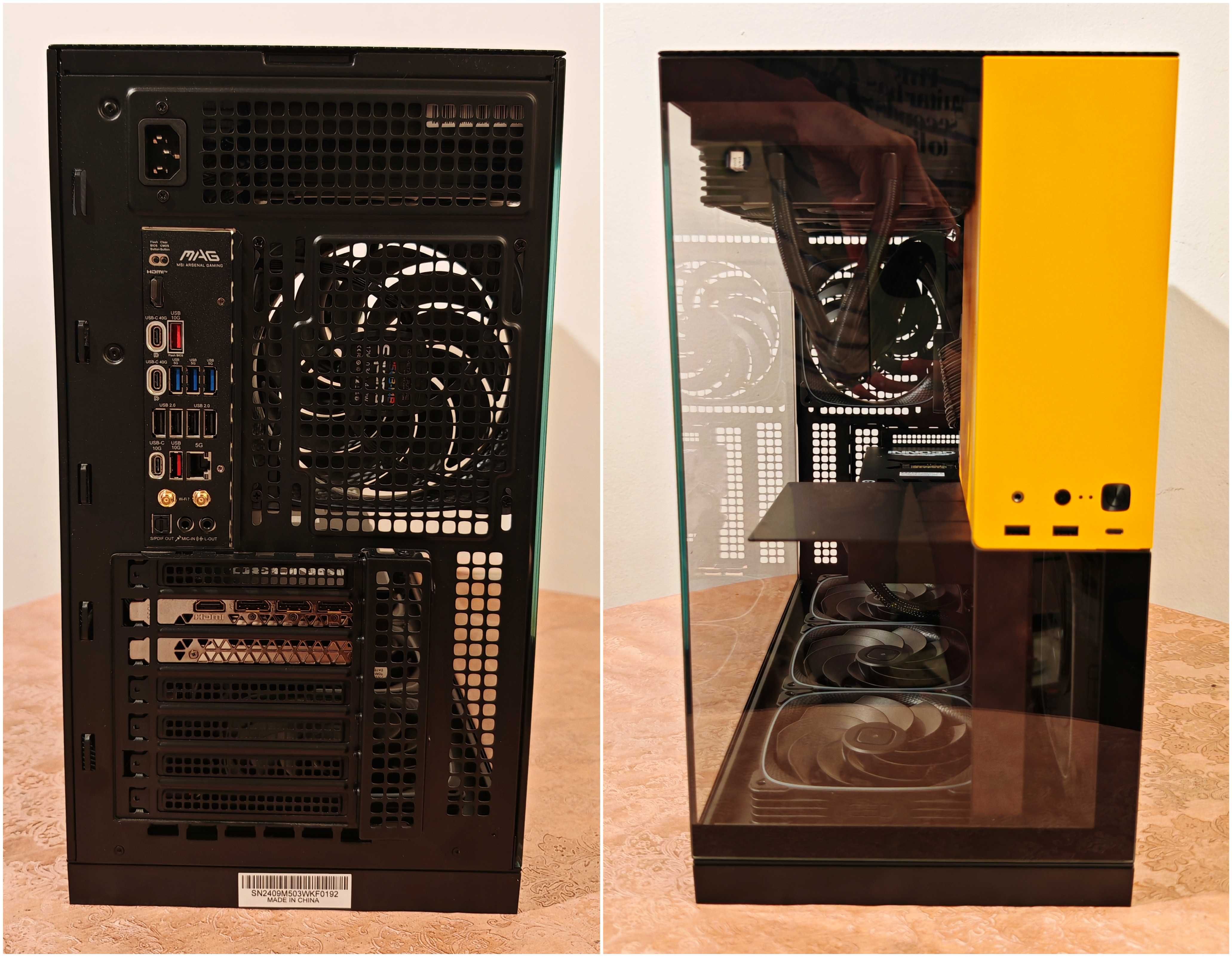 RTX 5080 16GB/Ryzen 7 9800X3D/32GB RAM/2TB SSD/Water Cooling/1050W PSU