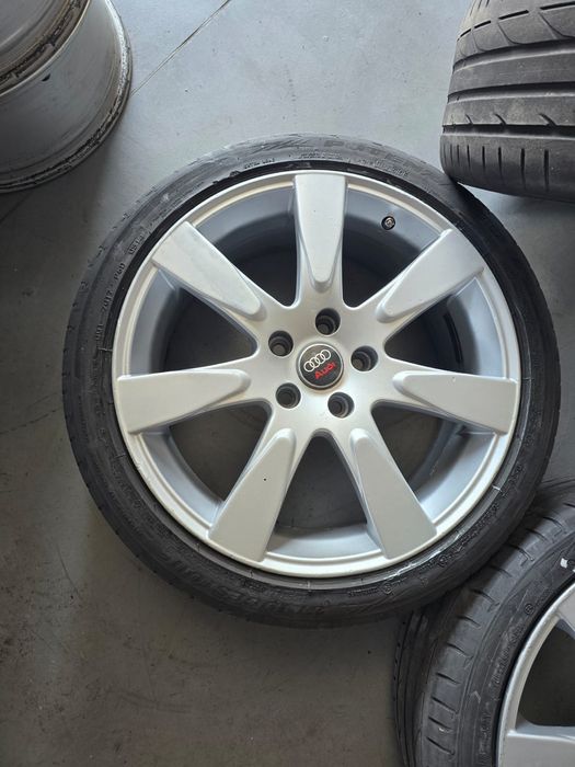Jante R 18 5x112 cu anvelope bonus 225 40 18,  Audi, Volkswagen, Skoda