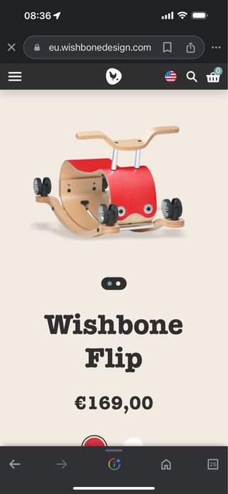 Количка-люлка Wishbone