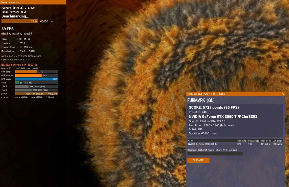 MSI Ventus X3 GeForce RTX 3060 Ti 8GB GDDR6 PCI Express 4.0 non LHR