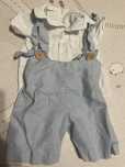 Costum elegant de vara baieti 3-6 luni