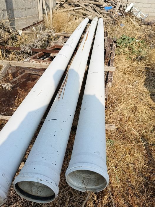 Пластикалық алты метрлік труба