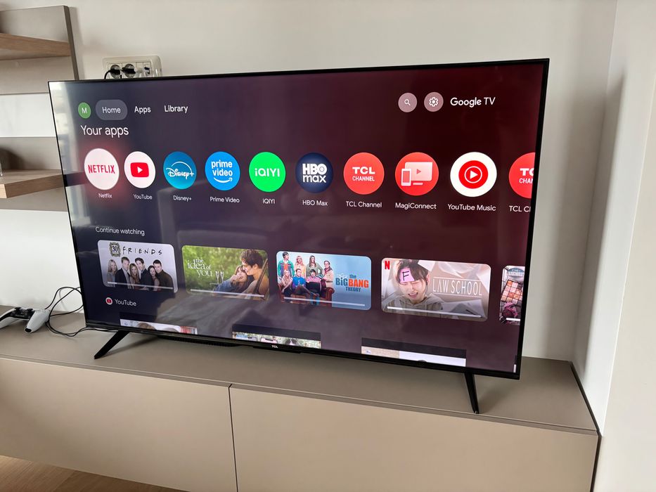 ULTRA HD 4k smart tv 139 cm TCL, clasa E