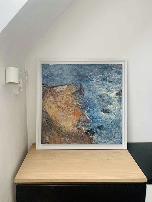 Картина на Велислава Гечева от серията Разливи