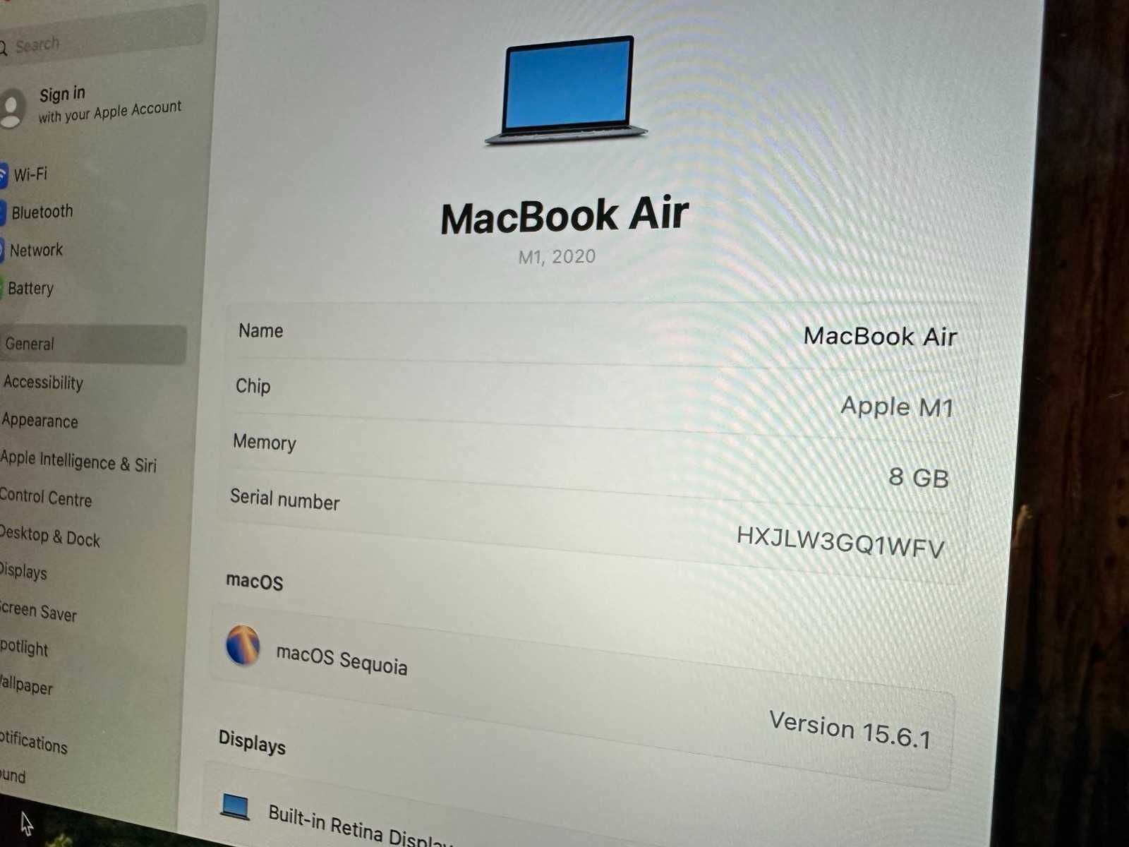 Apple Macbook Air M1 8GB/256GB Гаранция