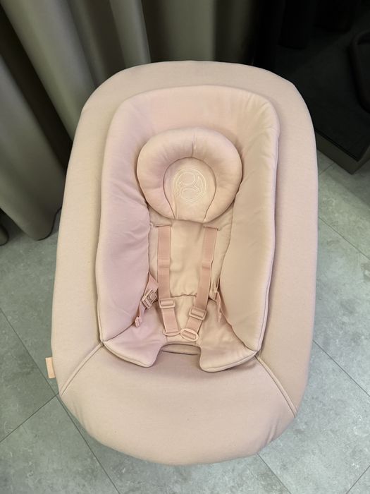 Бебе Шезлонг Cybex LEMO Bouncer Pink ГАРАНЦИЯ ДО 05.2026г.
