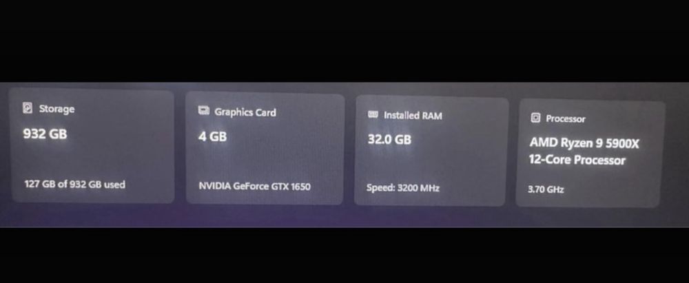 PC High-End Stare impecabila, ca nou Ryzen 9, 32GB RAM, SSD Gen 4