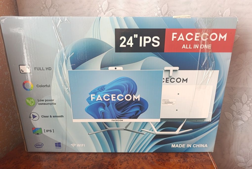 Моноблок 24  FACECOM Core i3 10100 ddr4 20gb Ssd 256gb