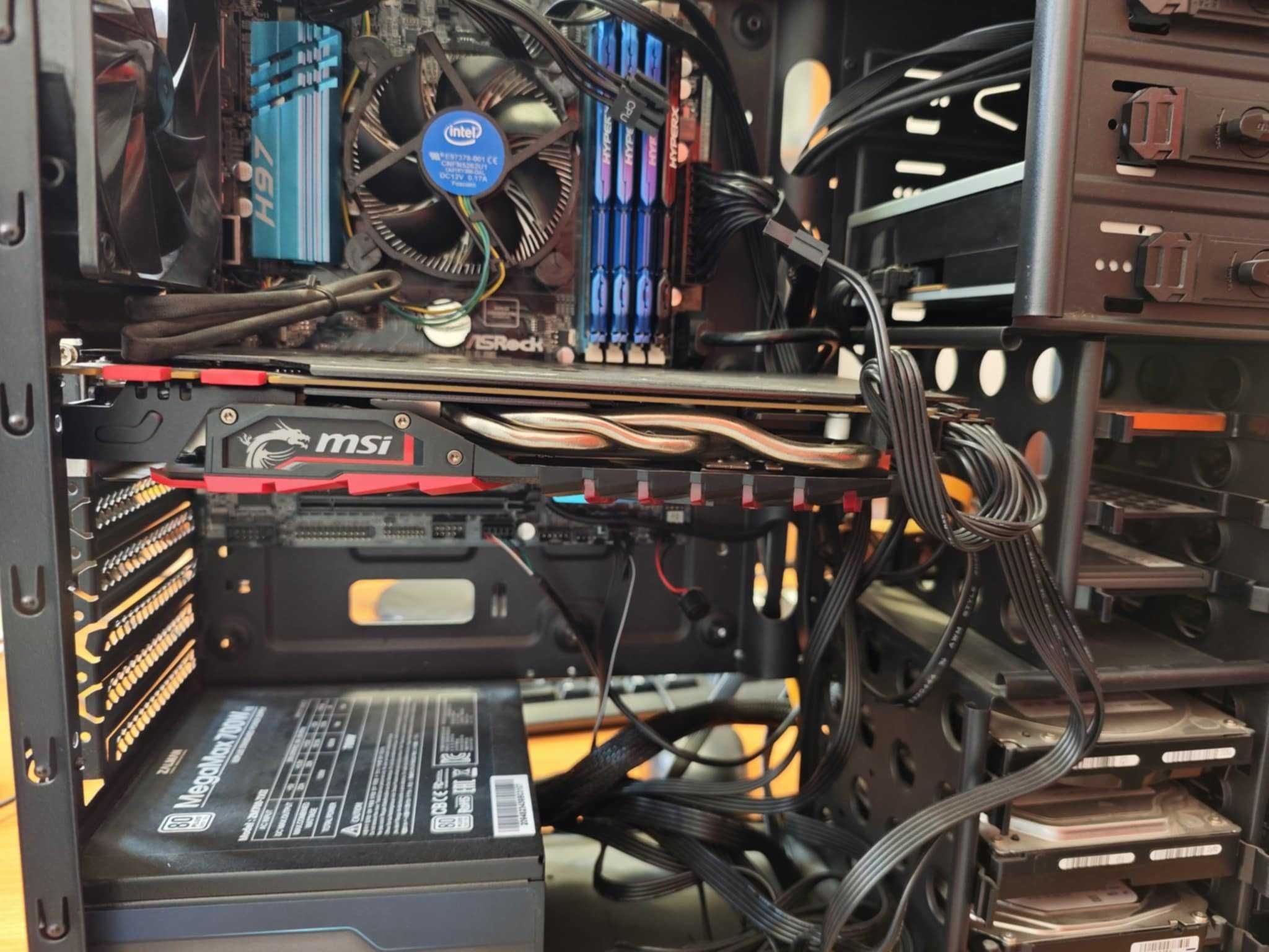 Геймърски компютър Intel Core i5-4690 MSI GForce GTX 1070 8GB 16GB RAM