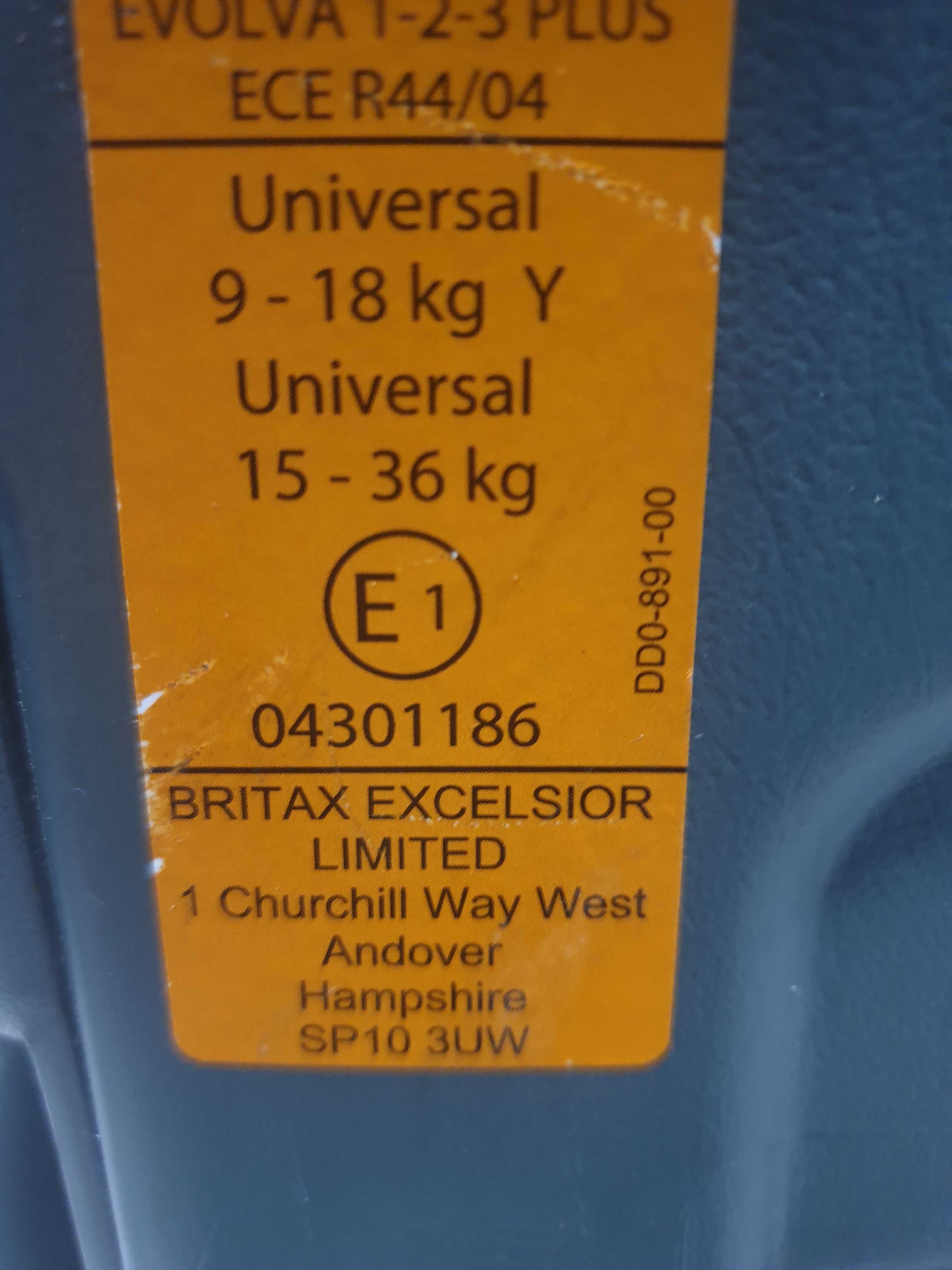 Столче за кола Britax Römer EVOLVA 1-2-3