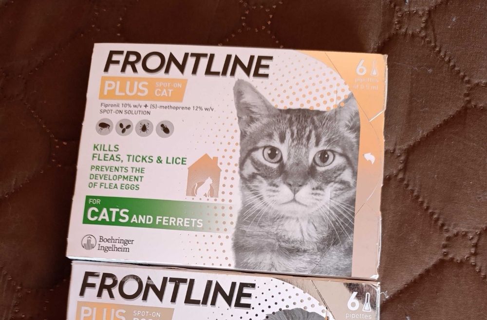 Frontline PLUS –  за котки против бълхи кърлежи фронтлайн паразити