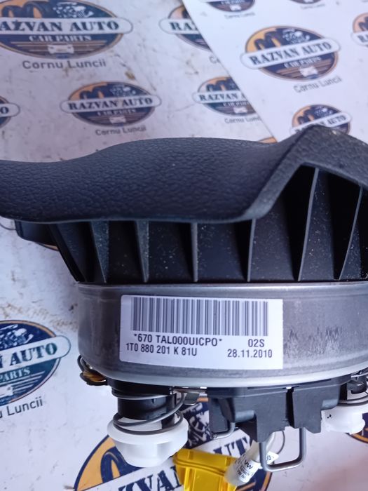 airbag volan volkswagen touran 2.0 motorina 2012