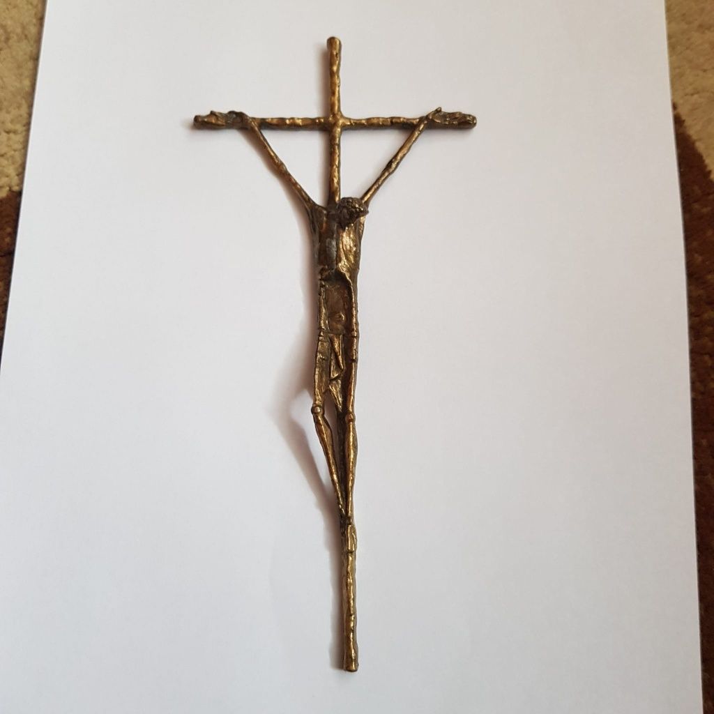 crucifix e.huber bronz