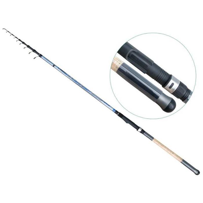 Lanseta fibra de carbon Baracuda Polaris Telematch 3,9 m