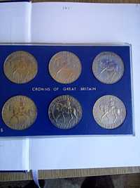 Set moneda Anglia 1977 Elizabeth