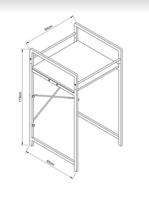 Рафт за пералня и сушилня, имаме и други цветове
