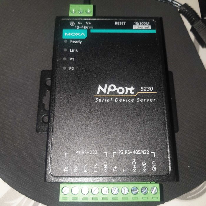 MOXA NPort 5230/5232. Convertor serial la ethernet