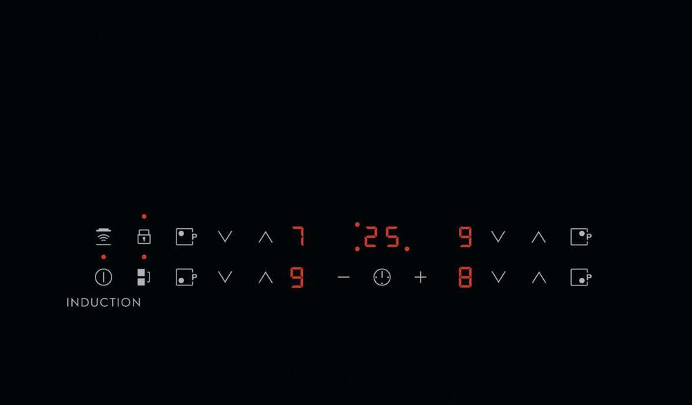 Plita incorporabila Electrolux Touch control, Timer, Booster, 60 cm