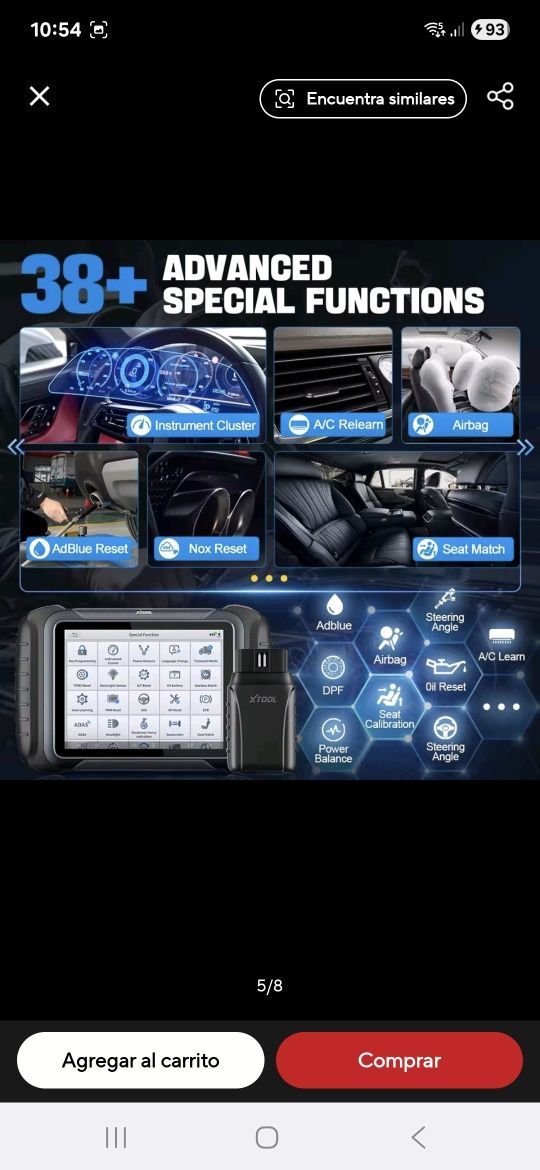 Diagnoza auto Xtool D8W   profesională