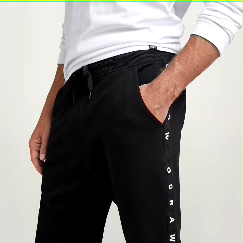 Оригинално долнище G-STAR RAW XS S  M L XL XXL 3XL мъжко черно анцуг
