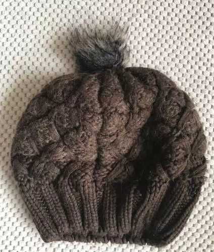 Кафява зимна шапка