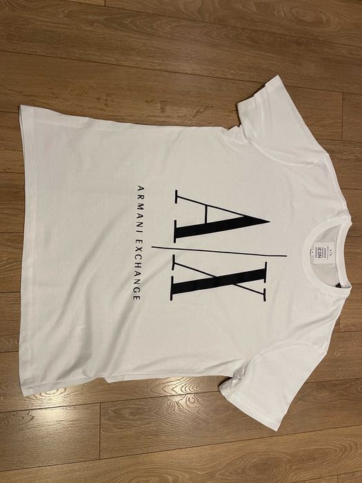 Оригинална тениска ARMANI EXCHANGE бяла, размер: XL