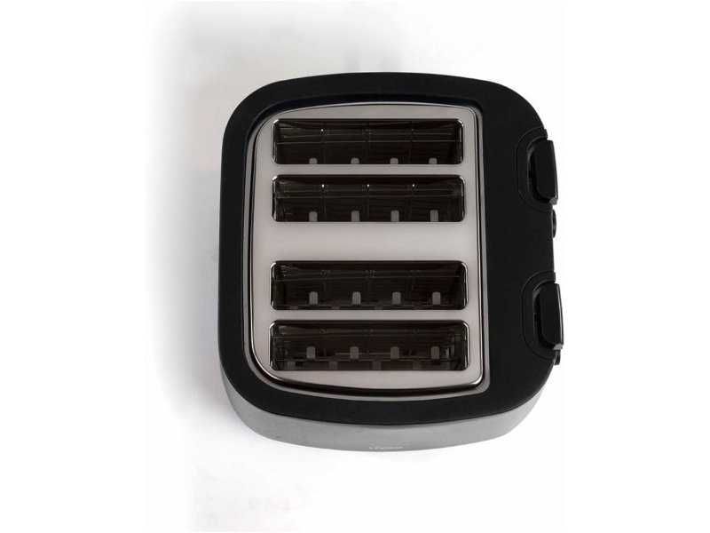 Тостер за 4 Филии Хляб Livoo Feel Good Moments, 1500W, Черен