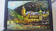tablou pictor contemporan scoala de la oradea in ulei