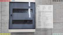 tablou electric aparent HAGER 24 capac transparent IP40 NOI  VS24TA