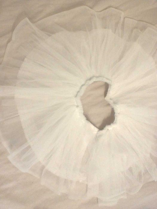 Tutu/fustita balet alb fete 6-8 ani