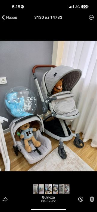 bolalar aravachasi kolyaska holati juda yaxshi