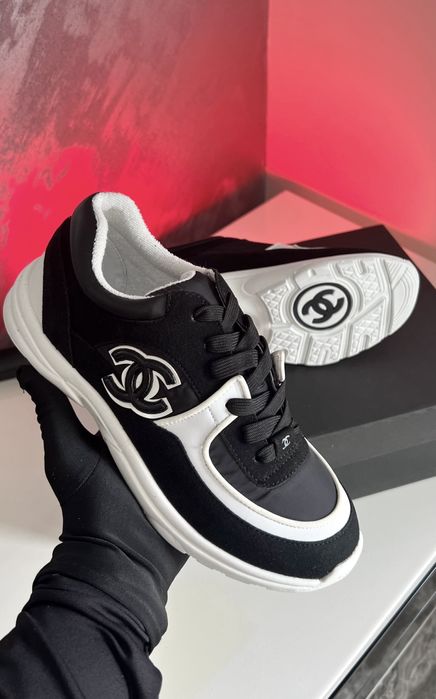 Обувки Chanel - Дамски Дизайнерски Маратонки - ТОП Модел