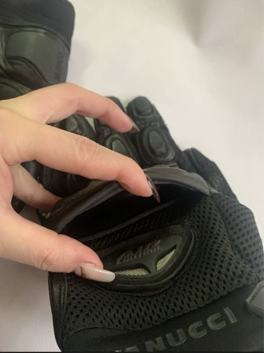 Mănuși moto Vanucci din piele, protecții rigide – mărime 3XL / 12