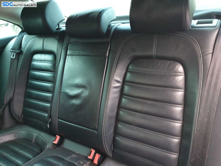 Interior Piele Neagra cu Incalzire Scaune Fata Stanga Dreapta Bancheta Sezut cu Spatar Volkswagen CC 2012 - 2017 [C3845] [C3838] [C3839]