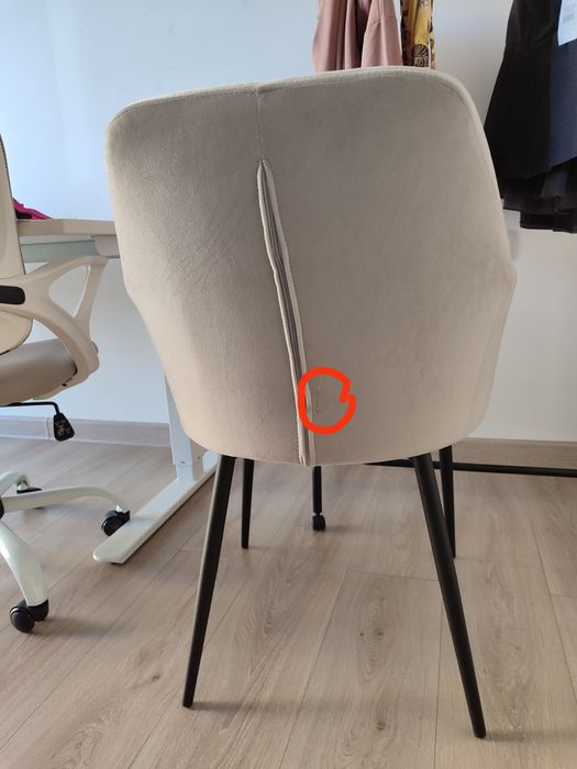 4 buc scaun modern gri NOU