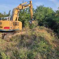 Excavator Liebherr 924 compact cu tocator forestier