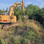 Excavator Liebherr 924 compact cu tocator forestier
