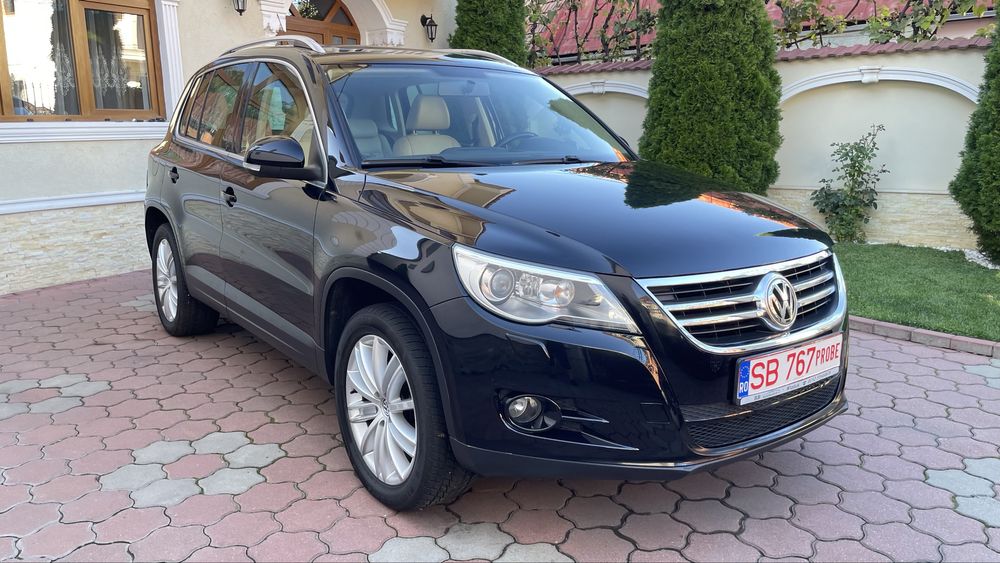 VW Tiguan,2.0tdi,Piele crem,4x4,euro5*Garantie*Rate*