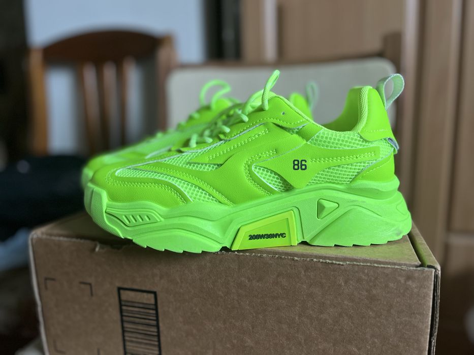 Кроссовки Shein зелёный