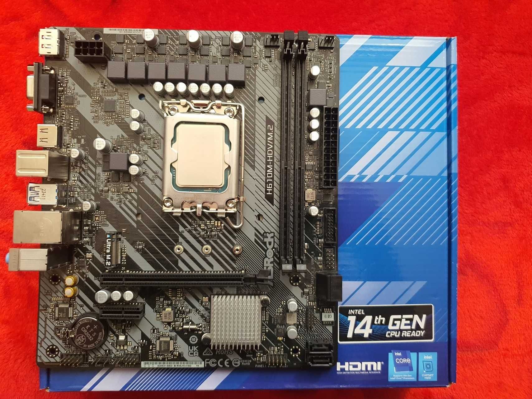 Kit Gaming Intel gen.12, i5-12500 6/12Core + H610M-HDV/M2