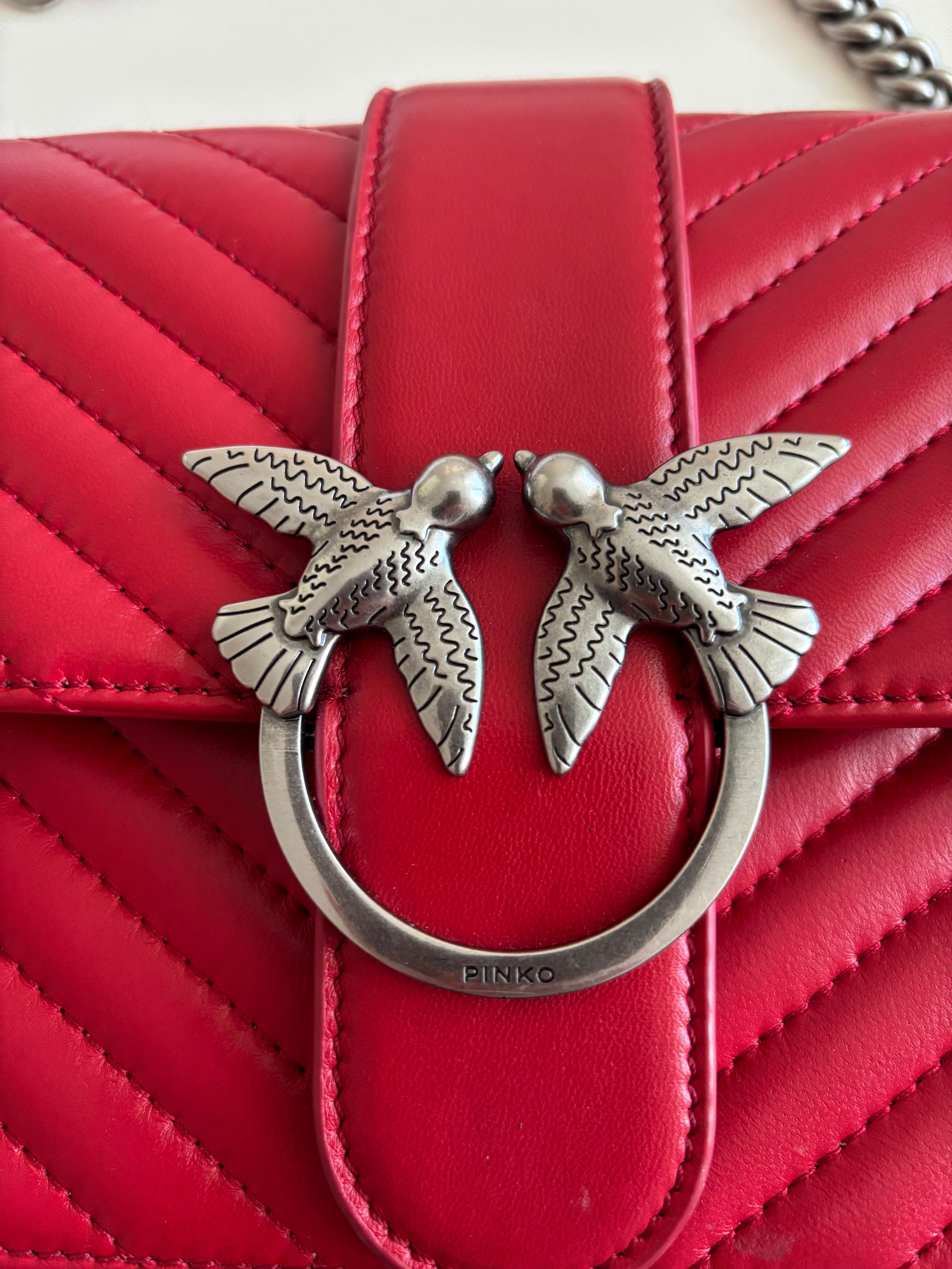 Червена чанта Pinko