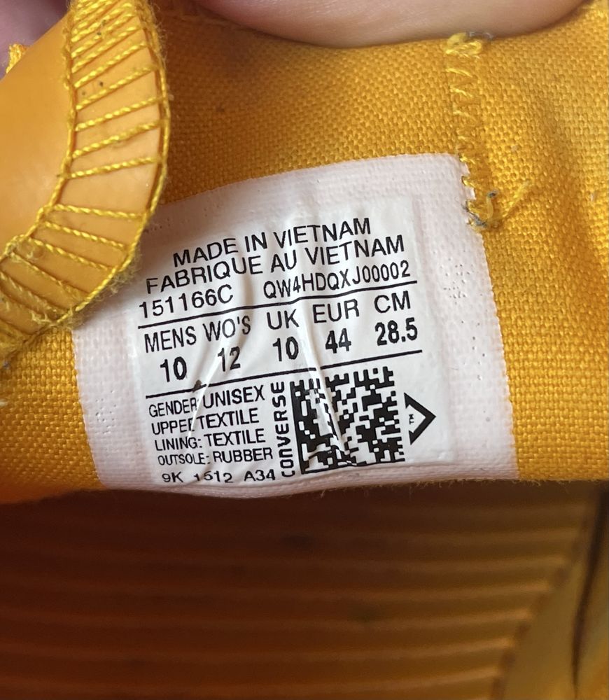 Кецове Converse Chuck Taylor All Star - Yellow/Жълти (44)