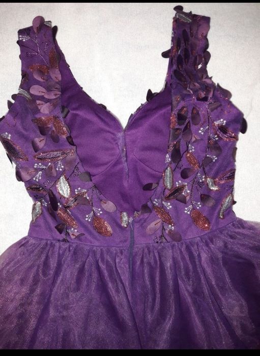 Rochie de majorat/ocazie/nunta/banchet mov, mar M