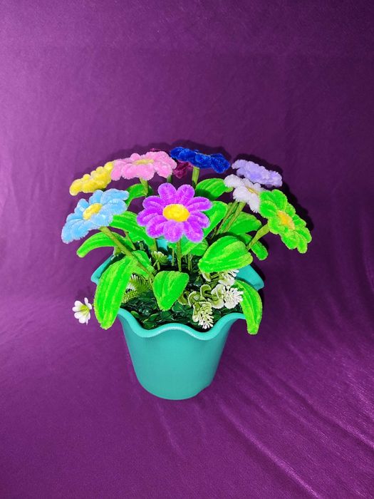 Цветы декоративные ручной работы