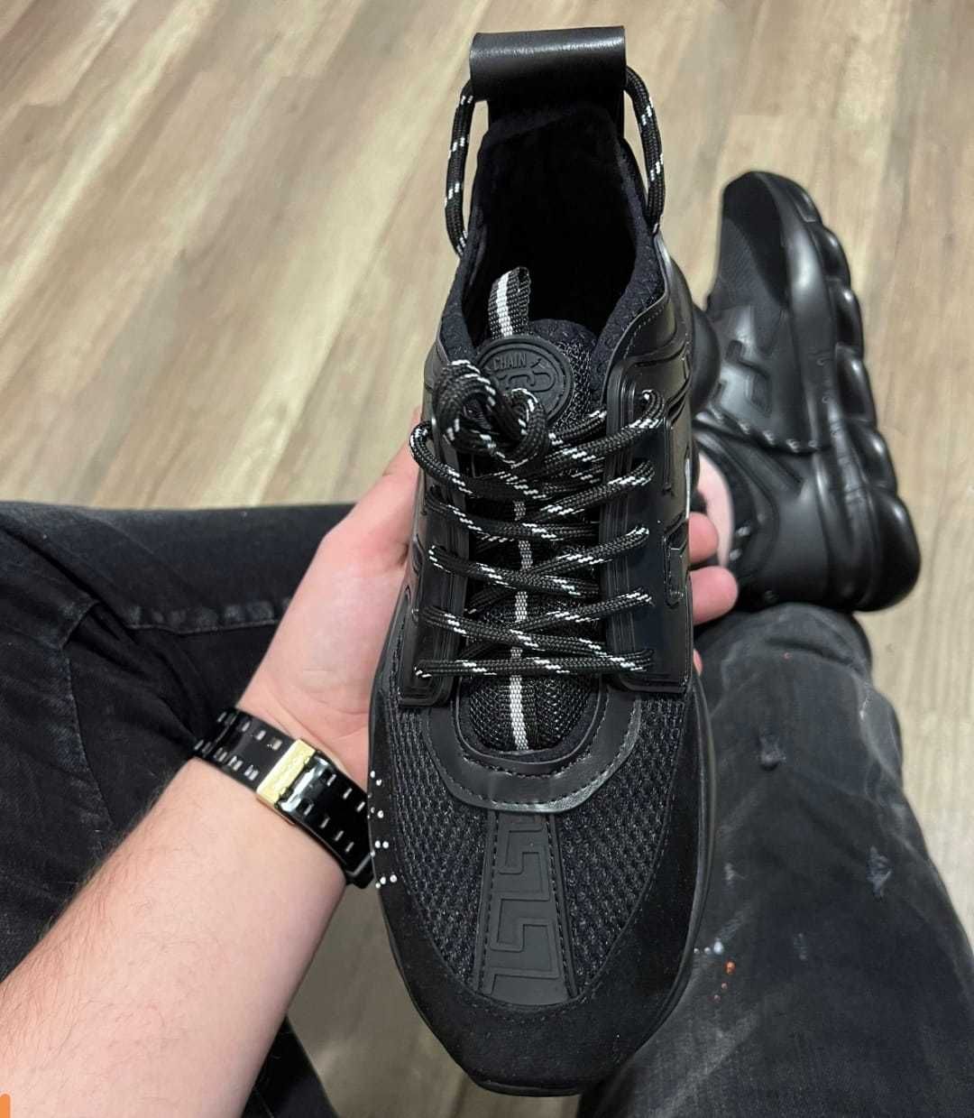 VERSACE Chain Black -  36-45- Nou cu verificare