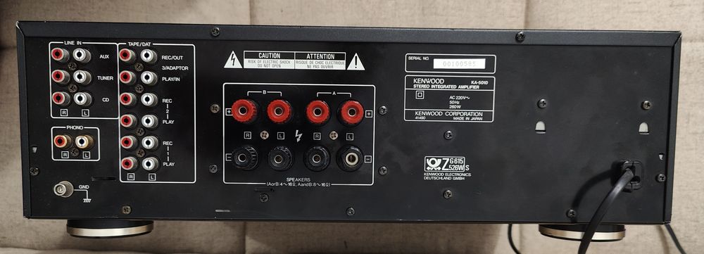 Kenwood KA-5010, amplificator 2 x 120W/4 ohmi +  tuner Kenwood KT1030L