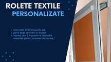 Rolete textile, black-out,zebra