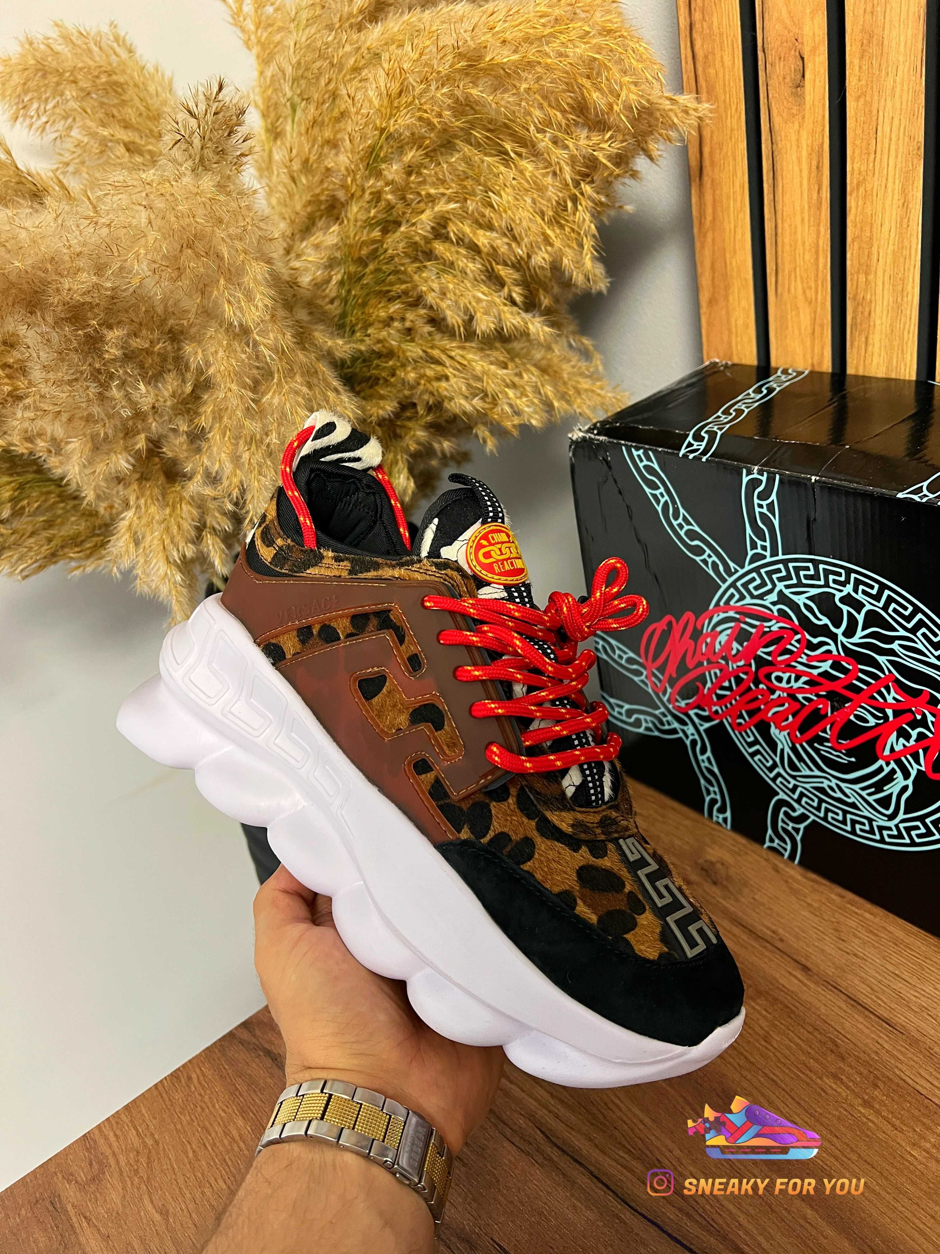 41 42 Versace Chain Reaction Leopard